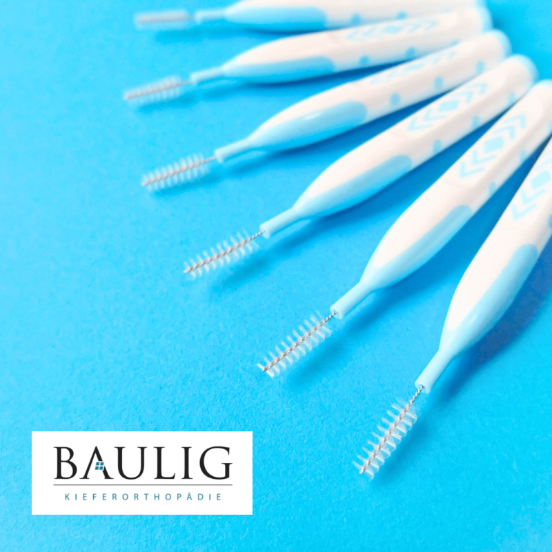 Interdentalbürsten zur Zahnpflege bei fester Zahnspange Interdentalbüsten
